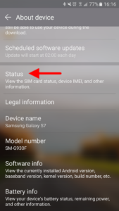 How to find your Android IMEI - Step 03