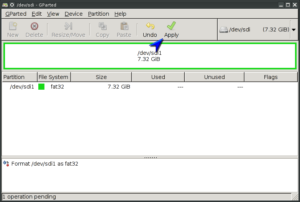 Format an USB stick on Linux - part 05