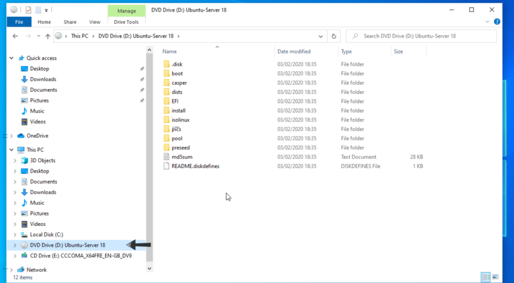 Mount ISO files in Windows - step 2